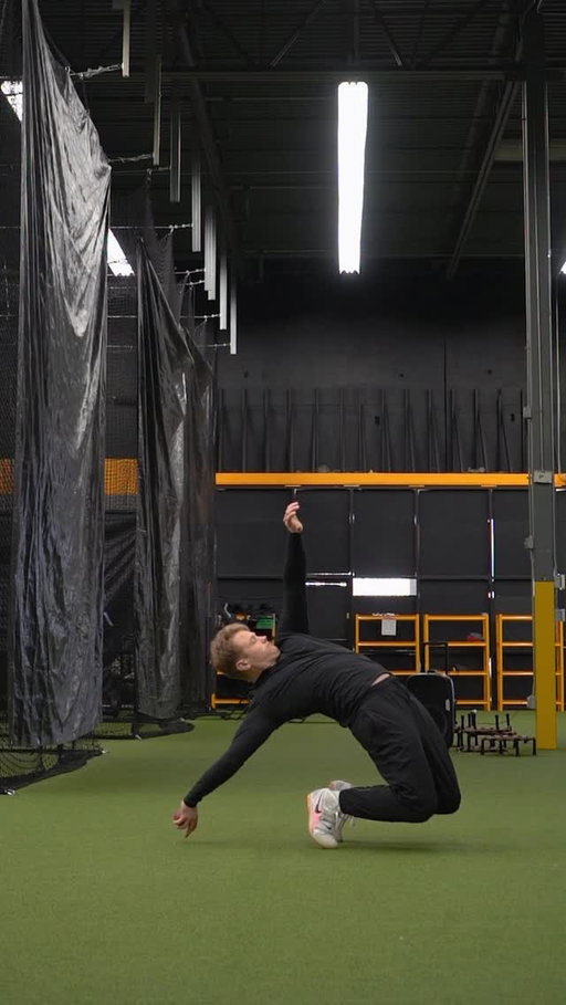 High velocity throwing is all about putting yourself in a place that allows previously built momentum to pull you in and out of the positions you need at the right times.

Oftentimes, improving this has much more to do with letting it happen, rather than trying to make it happen. Many such cases.