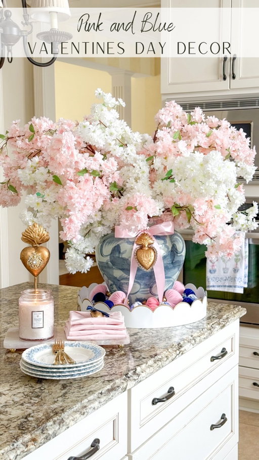 Stop scrolling if you’re over red roses for Valentines Day!

Instead, try this pretty combo of blue and white, chinoiserie, touches of gold and lots of pink florals 🥰

✔️Comment LINK to shop everything you see here, and
✔️Follow along for more seasonal decor inspiration!

.
.
.
.
.
.
#valentinesdaydecor #romantichomes #entertaininginstyle #tablescapes #valentinesdaytable