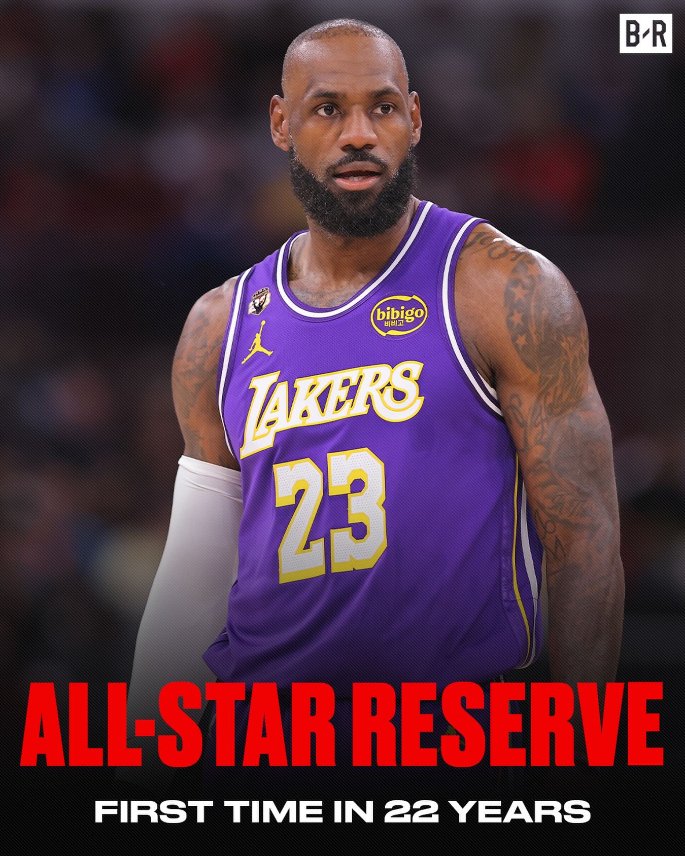 LeBron will be coming off the bench in the All-Star game for the FIRST TIME in his career 😯