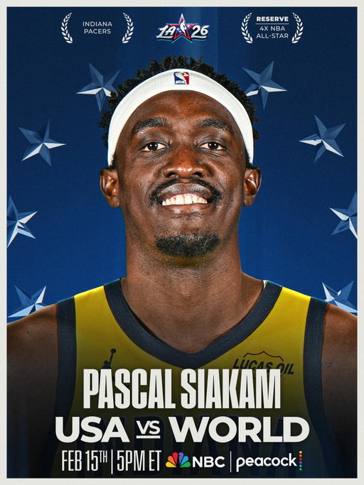Pascal Siakam is making his 4th NBA All-Star appearance. Drafted as the 27th overall pick in the 2016 NBA Draft out of New Mexico State, @pskills43 is an NBA Champion and was named Kia MIP for the 2018-19 season. This season, he is averaging 23.8 PPG, 6.9 RPG and 4.0 APG for the @pacers.