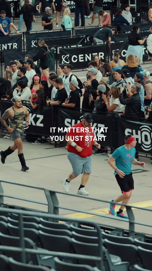 It only matters that you start. 

The racecourse is open to everyone. 💛