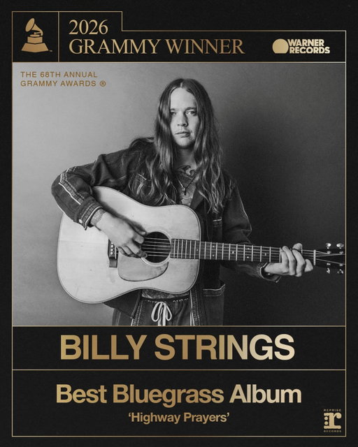 Thank you to all the @grammys folks for naming Highway Prayers best bluegrass album!!! And congratulations to all the nominees , it’s an honor to be recognized along with such fine musicians ❤️