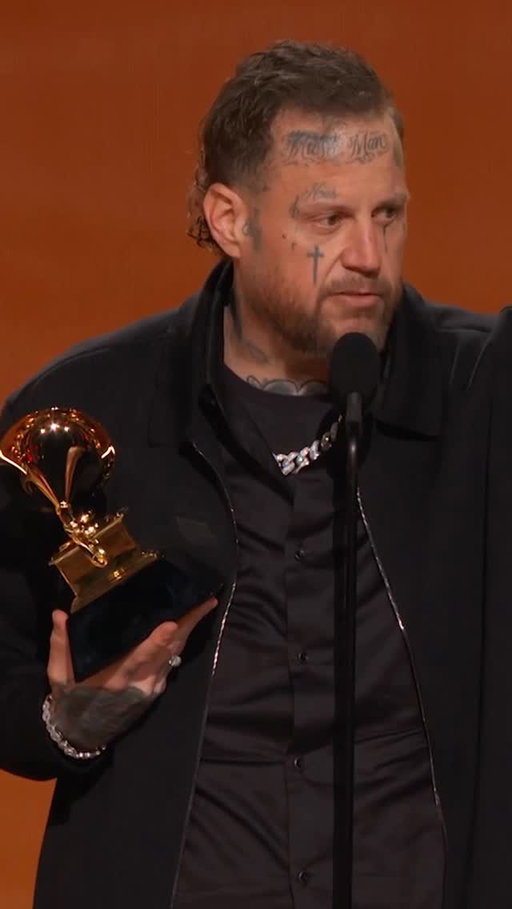 @jellyroll615's incredibly moving #GRAMMYs speech after winning Best Contemporary Country Album 🙌🥹🙏 SO well deserved!