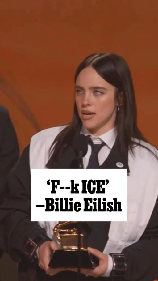 “I honestly don’t feel like I need to say anything but that no one is illegal on stolen land. I really feel hopeful in this room, and I feel like we need to keep fighting and speaking up and protesting. And fuck ICE.” —Billie Eilish accepting the Grammy for Song of the Year