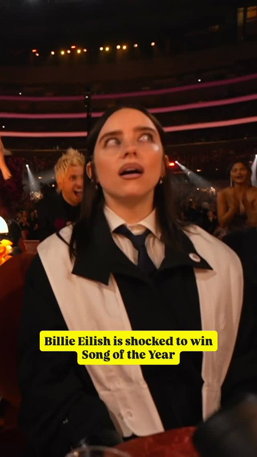Hugs & kisses for @billieeilish & @finneas on their Song of the Year win for #Wildflower 🥹 #GRAMMYs
