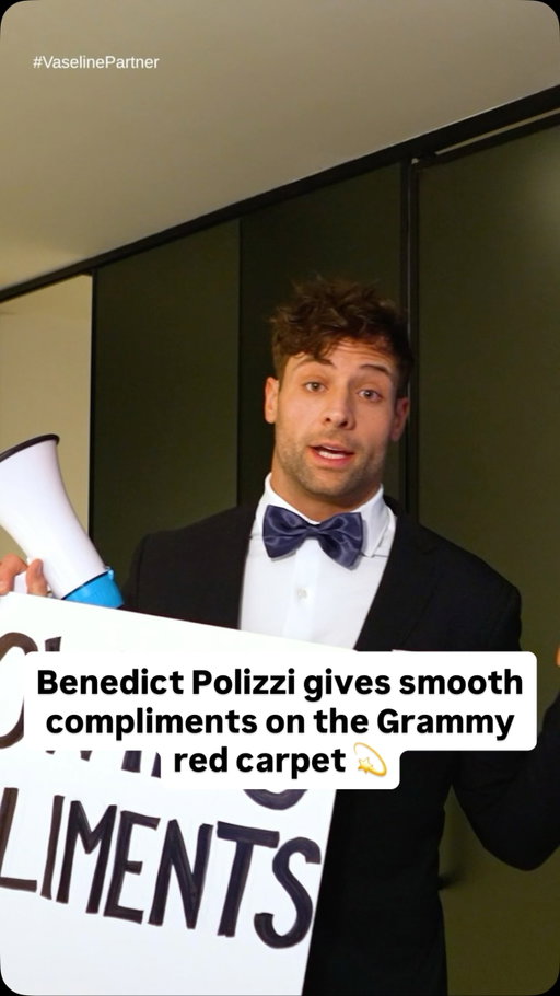 @benedictpolizzi’s compliments AND skin are smooth thanks to @vaselinebrand 💫 #ad #VaselineGrammys