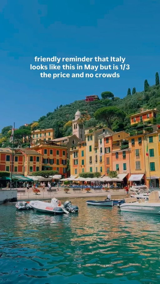 💡 travel hack: same luxury, half the price when you visit the Italian Riviera in April and May… here are some tips for when you go:

• Look for shoulder-season hotel deals – Boutique hotels and sea-view villas in Portofino, Santa Margherita Ligure, and Cinque Terre often drop prices 20–40%.

• Book restaurants & beach clubs last-minute – Unlike peak summer, you don’t need to reserve everything weeks ahead.

• Pack layers – Days are sunny and mild, but evenings can still be cool.

• Pack a swimsuit – The Ligurian Sea starts warming up in May (around 65–70°F). Brave souls swim earlier.

• Use trains or rent a car – It’s easy and affordable to hop between Genoa, Camogli, Portofino, Santa Margherita Ligure, and the Cinque Terre.

• Check out local festivals – Spring brings food, wine, and maritime festivals in towns like Camogli and Monterosso.

• Plan coastal hikes – Trails in Cinque Terre or the Portofino Regional Park are perfect without the summer heat and crowds.

• Golden hour is unbeatable – Soft spring light = perfect photos in Portofino harbor, Vernazza, Manarola, and Camogli.

comment or message me for more tips or a personalized itinerary! and run don’t walk to the Italian Riviera 💫🇮🇹

#deccadotcom #italianriviera #cinqueterre #portofino #camogli santamargheritaligure genoa liguria italytravel italytrip europetravel traveltips italyguide italianriviera_life italianriviera_guide itinerary

Italian Riviera Guide | Liguria Travel Guide | Cinque Terre Travel Tips | Italy Itinerary | Hidden Gems in Europe | Best Places in Italy