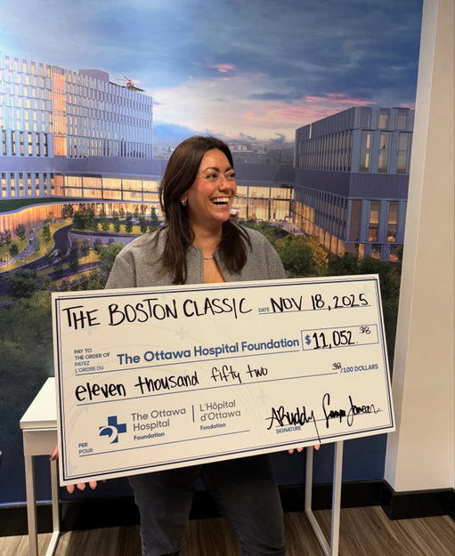 In November, @sosodj29 and I had the privilege of donating the funds raised at last summer’s @thebostonclassic Golf Tournament to the @ottawahospital. This meaningful donation came on what would have been Boston’s birthday and over $11,000 was raised for the Create Tomorrow campaign — directly benefiting mental health programs and offering hope to future patients living with mental illness.

As we look forward to next summer’s special day, we’re eager to raise even more for a cause that is so close to our hearts. We love and miss you dearly, BB. 🤍