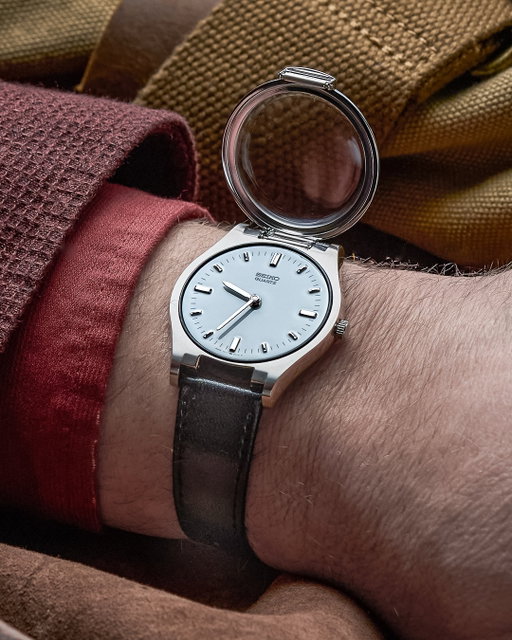 Despite retailing for under $300, Seiko’s S23159 manages to be one of the most unique watches out there. Appearing deceptively simple at first glance, the S23159 is, in fact, a tactile watch, equipped with a hinging mechanism that flips up, and allows its wearer to tell the time by feeling the dial, specifically designed to be helpful to visually impaired wearers. Measuring a dressy 36mm, this watch has a profile of 11.2mm and is powered by the Quartz 7C17 movement. Let us know what your favorite unique watch is in the comments!

#Seiko #Watches #watchcommunity