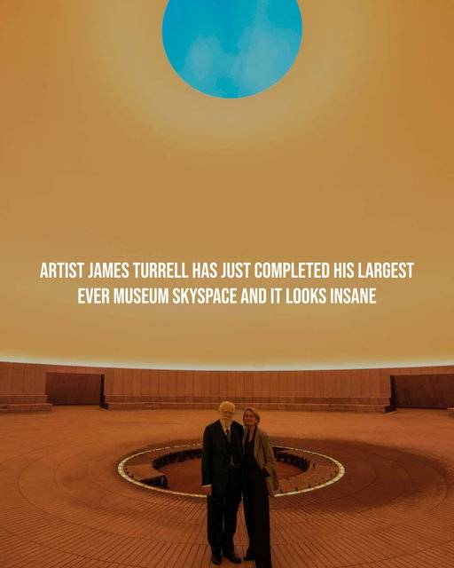 “As Seen Below” will become James Turrell’s largest Skyspace ever built for the public! opening on June 19, 2026 in Denmark! perfectly aligned with the summer solstice😮‍💨
