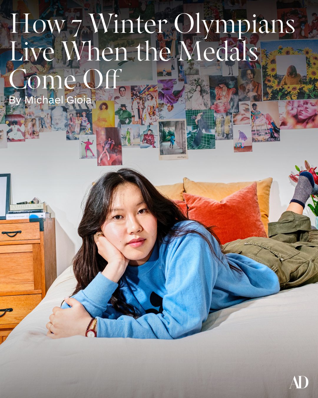 From a Vermont-dwelling cross-country skier to a 19-year-old snowboarder who lives with her parents, these seven Winter Olympians reveal what home looks like when they’re not going for gold.

See how Milano Cortina athletes live off the ice and slopes at the link in bio.

Featuring @hellobeakim; @laila_edwards; @caroline_harvey__; @ben.0gden; @evan_bates; @madisonchock. Words @michaelcgioia.