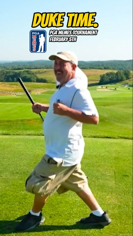 You heard it here first kids, The Duke is officially playing in the @pgamemes Golf Tournament on February 5th!
@bentimes10 @nicknayersina @nikkiblades 

#golf #viral #golfswing #collab #pgamemes