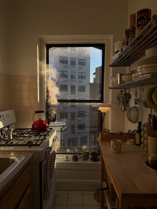 My kitchen in various states of disarray throughout the year ❤️ I love being in here, rain or shine.
