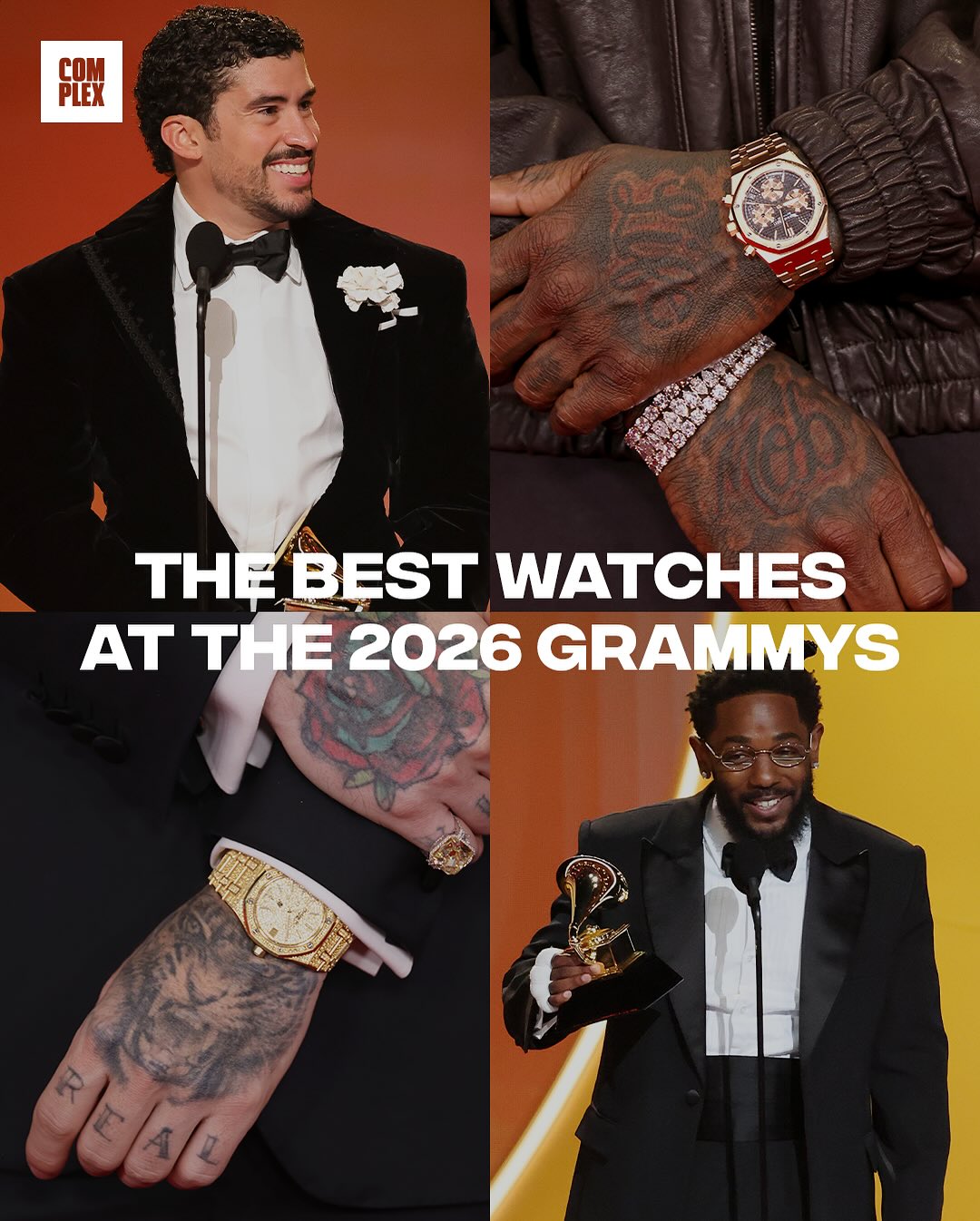 The Grammy timepieces did not disappoint 🔥🔥

Let us know which watch at the 2026 Grammys is your favorite