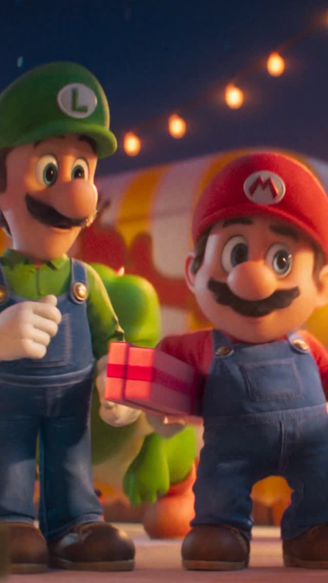 Who’s the new guy? The Super Mario Galaxy Movie is only in theaters April 1.