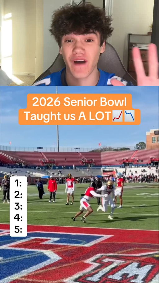 Biggest Takeaways from Senior Bowl👀📈
#nfl #nflfootball #nfldraft #seniorbowl #fantasyfootball