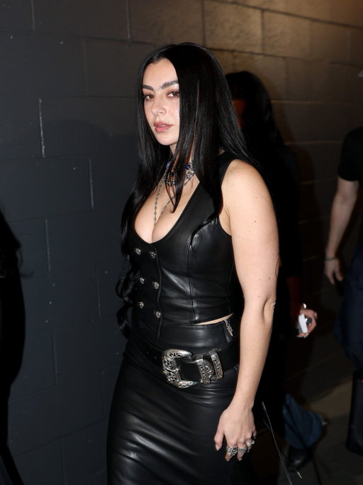 Charli XCX presents at the 68th Annual Grammy Awards wearing a full-leather Chrome Hearts look

#Grammys #ChromeHearts #CharliXCX