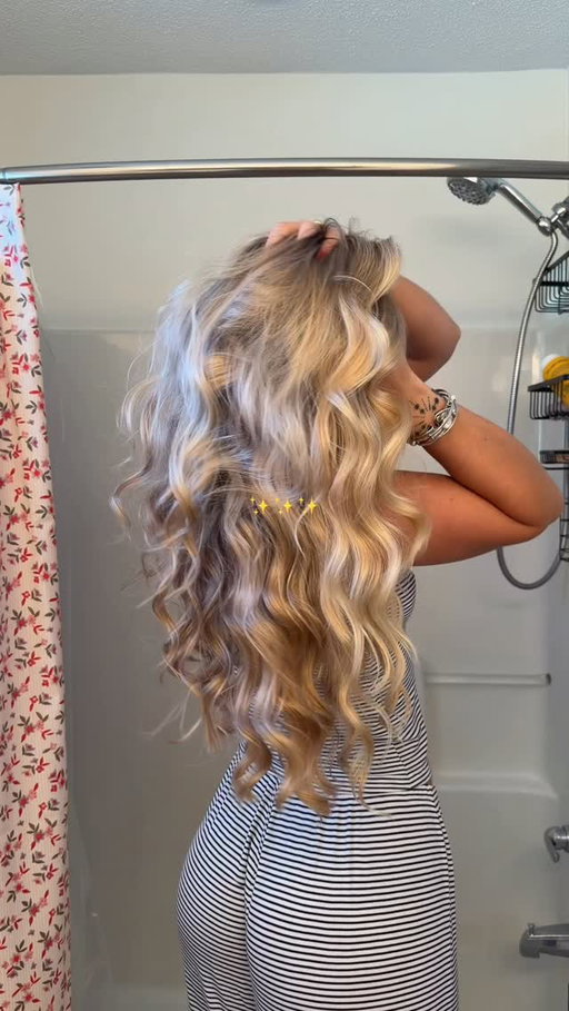 my once a week hair routine ⭐️

#hairtok #heatlesscurls #haircareroutine #longhair #easyhair