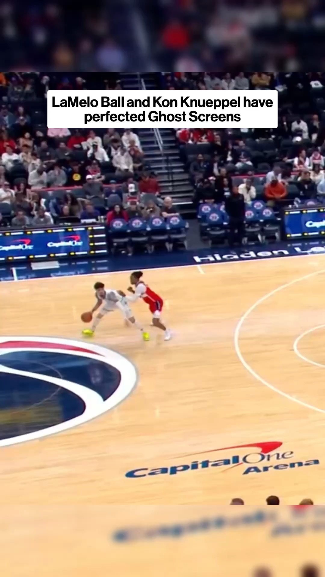 LaMelo Ball and Kon Knueppel have perfected Ghost Screens 👏

(Via SnapshotKyle)