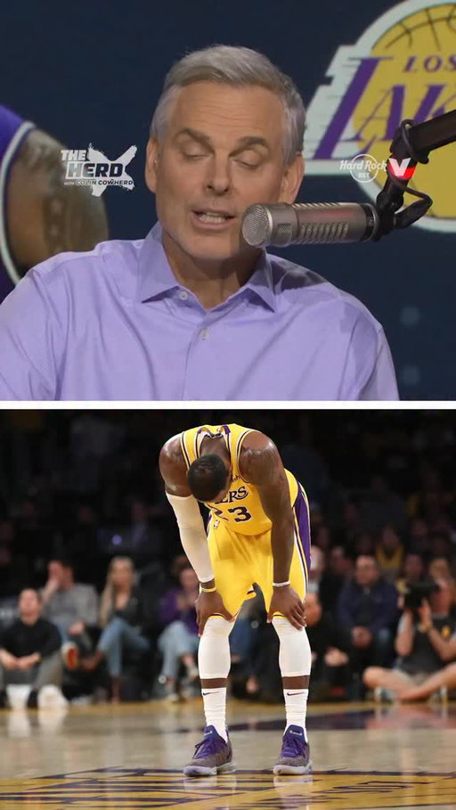 Don’t be fooled. The Lakers aren’t winning anything this year 🤷 @colincowherd