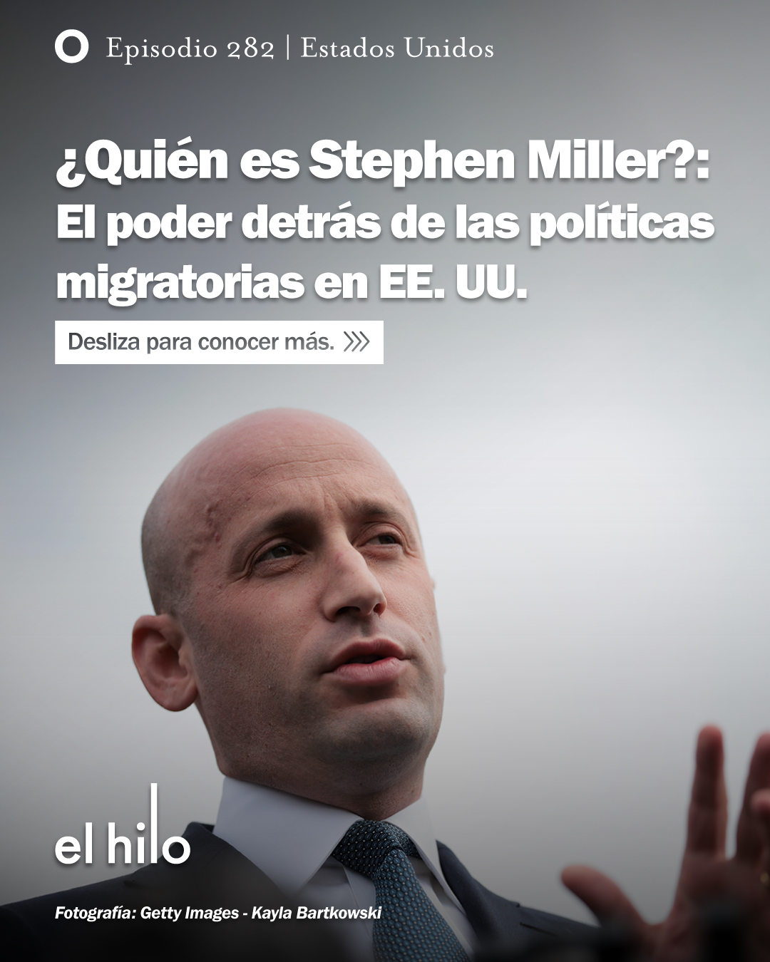 Stephen Miller es el arquitecto de las políticas migratorias del gobierno de Estados Unidos, y también uno de los funcionarios más leales a Donald Trump.

Su visión supremacista busca cambiar la composición étnica de un país que ha sido históricamente diverso. ¿Quién es y cómo su mirada racista de la migración ha redefinido la política exterior de Estados Unidos?

🎧 Si deseas profundizar más en el tema, puedes escuchar el episodio en tu app de podcasts favorita.

#elhilopodcast #estadosunidos #minneapolis #minnesota