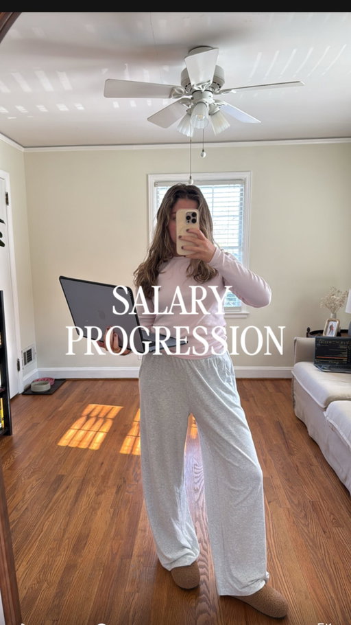 joining the salary progression convo because not every college grad makes 90-100k in their first years out of college (contrary to what these viral reels are telling you 😅)

I’ve had a total of 4 jobs post grad and have almost always had a side gig in addition to my full time job. This is the only reason we were able to buy our house, renovate our kitchen, and take vacations each year. LMK if you want to see more $$$ content on here! 

Comment your first salary out of college if you feel brave hahahaha 👀 

#salary #salarytransparency #salaryprogression #midtwenties #postgrad