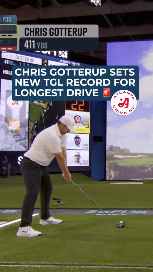 @chrisgotterup gets right to it ‼️

New TGL record set for longest drive at 374 yards 🔥