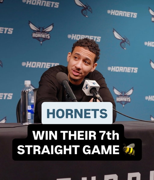 The Hornets after 7-0 after @peeweedaplug and @odjhoops visited them! 👀 🐝