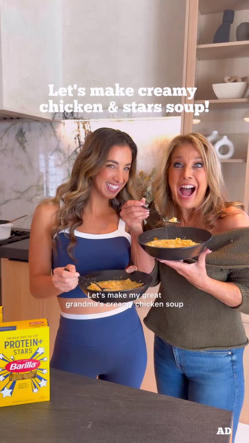 Let’s make my great grandma’s creamy chicken noodle soup but with PROTEIN + FIBER!!! 🍜

I swapped regular pasta with the NEW Barilla Protein+ Stars Pasta; the best swap because why not get more protein and fiber in your pasta?! The same classic taste, nostalgic vibe, and a good source of protein. Win win!! Make sure to check out all the shapes that Barilla Protein+ has to offer. Available to order through the link in my bio and at select local retailers! 

Comment ‘recipe’ to get grandma’s chicken and stars soup recipe! 

@barillaus #BarillaProtein #BarillaUS #ad