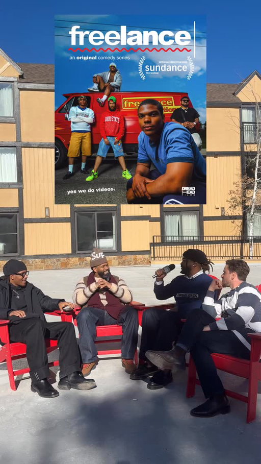 FREELANCE Directors Julien and Justen Turner talk NO NOTES movies, favorite black TV shows, and more on the eve of their new series’s @sundanceorg premiere.

FreeLance — starring Spence Moore — is an episodic comedy series about a young filmmaker documenting his journey towards his first movie. It’s brilliant.

#freelance #tv #sundance #sundancefilmfestival #newtv