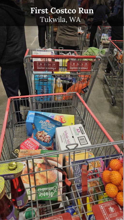 First @costco run for the new house. We weren't quite ready for all the groceries yet, and at least we had some items already, but we still got some of the necessities and of course some snacks 🤭

@costcodeals 

📍Tukwila, WA location!

#kfceat #costcofinds #seattlefoodie #costcohaul  #costcodeals