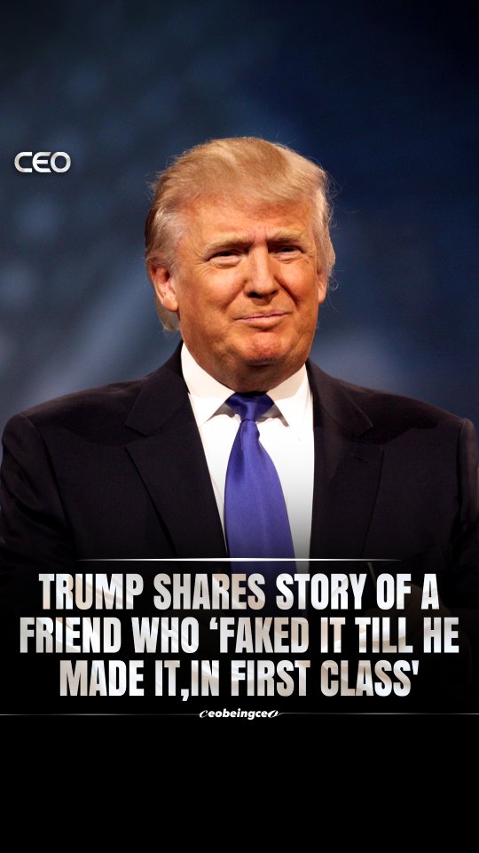 When it comes to mindset, sometimes you just have to put yourself in first class even if you’re not there yet! ✈️ Donald Trump recounts how his friend always flew first class to keep his confidence high and ultimately became very successful. Sometimes a little belief in yourself can go a long way!
.
.
.
.
.
.
Follow (us) @ceobeingceo for more!!

#Mindset #SuccessTips #FakeItTillYouMakeIt.