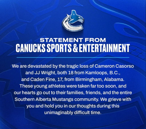 Our hearts go out to those affected by the tragedy in Alberta.