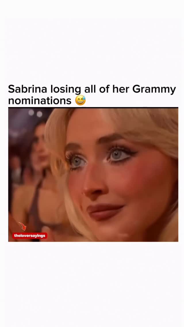 💔
Sabrina Carpenter has quietly built one of the strongest and most consistent pop discographies of her generation yet moments like the Grammy Awards continue to spark conversations about recognition and fairness

Over the years Sabrina has evolved far beyond her Disney beginnings crafting polished emotionally sharp pop albums that balance vulnerability confidence and wit Her recent work has shown clear artistic growth earning critical praise strong streaming numbers and a deeply loyal fanbase

Despite that impact fans continue to feel her albums deserve more acknowledgment on music’s biggest stages The frustration comes not from entitlement but from consistency Sabrina has proven time and again that she can deliver cohesive projects memorable songwriting and standout performances #sabrinacarpenter #reels #explore