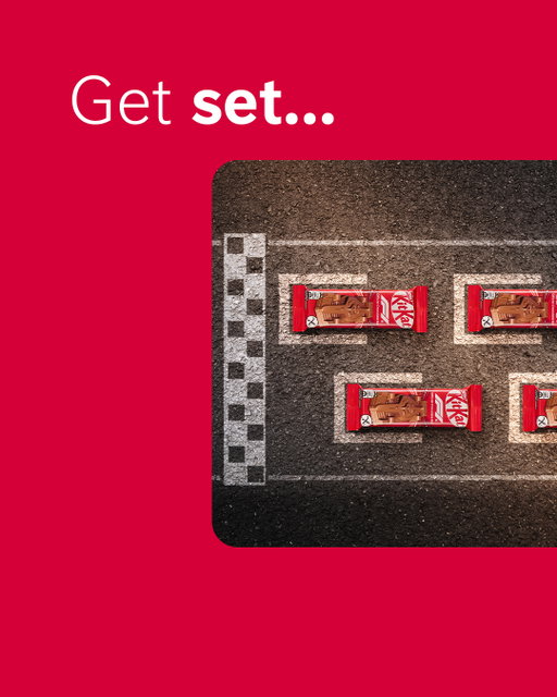 Officially on the grid 🏎️🍫 

By now, it’s no secret that @KitKat is the official chocolate bar of @F1! This unique collaboration, truly a first of its kind in global motorsport, allows our brand KitKat to inspire F1 world to embrace the break. 

To mark this exciting partnership, KitKat is launching a first of its kind, miniature replica chocolate Formula 1 car, with a smooth milk chocolate shell, creamy filling and crispy cereal pieces.

Who's ready to #HaveABreak? Tag an F1 fan! 👇