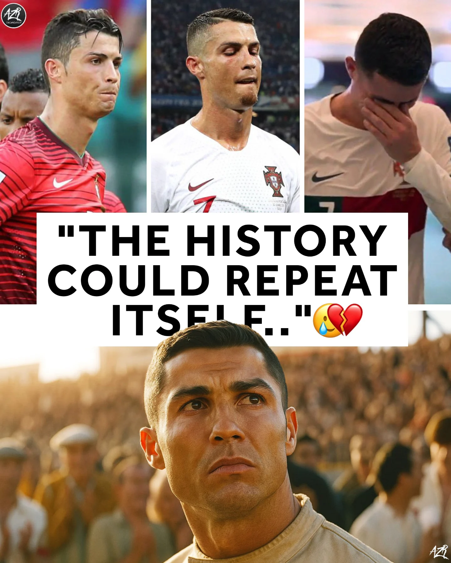 🚨 Cristiano Ronaldo has NEVER entered a FIFA World Cup in the BEST possible mental or physical state… 😓💔🏆🐐⬇️

CR7 is set to become the first player in history to play in SIX FIFA World Cups, yet time and time again, he has arrived at the biggest stage carrying heavy emotional, physical, or professional burdens. 💔

💔 2006 FIFA World Cup – At just 21 years old, Ronaldo entered the tournament still grieving the loss of his father, who had passed away only months earlier.

😅 2010 FIFA World Cup – He arrived after a tough debut season at Real Madrid, struggling with injuries and adapting to a new league and enormous pressure.

🤕 2014 FIFA World Cup – Ronaldo went into the tournament with one of the worst injuries of his career, nearly missing it entirely, yet chose to play through pain.

🥲 2018 FIFA World Cup – He entered the tournament having already decided to leave Real Madrid, the club he loved and where he spent his peak years.

💔 2022 FIFA World Cup – This was arguably the most damaging period of Ronaldo’s career. Erik ten Hag humiliated him with unfair and brutal treatment, benching him and publicly criticizing him. This all happened just months after Ronaldo suffered the tragic loss of his baby son, leaving him to endure one of the worst years of his career mentally, emotionally, and professionally.

➡️ Now, heading toward 2026, uncertainty follows him once again. Ronaldo has reportedly refused to play for Al-Nassr until issues with the Public Investment Fund (PIF), perceived unfair treatment compared to other PIF-backed clubs are resolved. This is not due to injury, but frustration and broken trust, once again threatening his mental and physical readiness ahead of the World Cup. 💔

Cristiano Ronaldo's Portugal have a 1% chance of winning the 2026 World Cup, according to @polymarketfc 🏆😯

Can CR7 lift The 2026 FIFA World Cup? ⬇️