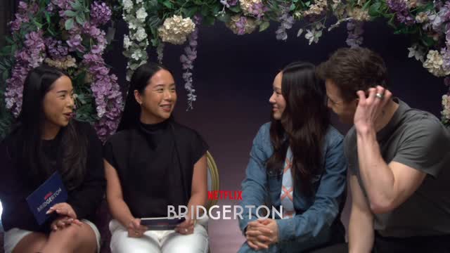 Just out here living our Bridgerton dreams 😭✨ We got to chat with Luke Thompson & Yerin Ha about Season 4 of @bridgertonnetflix! 🐝 

Thank you @netflixca for the opportunity!

#bridgerton #bridgertonseason4 @yerinha_ @touchwoodpr