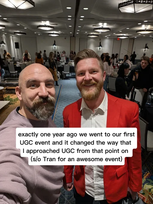 As a creator you need to get into the mindset of collaboration - stop worrying about competing with your peers. 

@ugccreatorconnect is the perfect place to build those relationships.

Come learn, connect and grow.

3 more weeks to get your tickets (ticket sales end on February 24th)