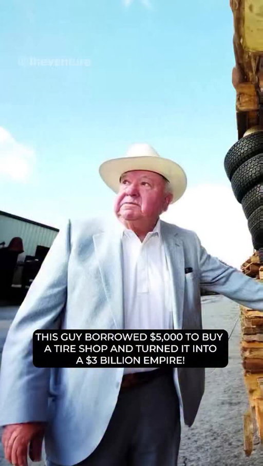This guy borrowed $5,000 to buy a tire shop doing $32K/year and turned it into a $1.6 billion empire

Les Schwab dropped out in 8th grade and delivered newspapers, running 9-10 miles daily because he couldn't afford a bike.

In 1952, at 33, he bought a failing tire shop. He'd never fixed a flat tire in his life.

✓ Gave managers 50% profit share - turned employees into partners from day one ✓ Kept stores obsessively clean - waxed display tires daily when competitors didn't ✓ Trained employees to run out and greet every customer no matter the weather ✓ Rode the Japanese tire wave when big companies tried to squeeze him out

$32K/year shop → $150K first year → 100+ stores by 1980s → $1.6B revenue today.

Les said "If I give away half the profits, I still have half." Most owners wanted 100% of nothing. He took 50% of everything and built an empire.

#Business #Entrepreneurship #TireIndustry #Success #ProfitSharing