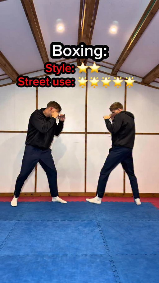 Ranking martial arts for street use