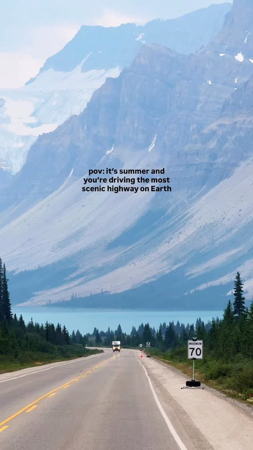 📍Icefields Parkway ⬇️

Stretching 232 km between Lake Louise and Jasper, this drive takes about 3 hours without stops… but trust me, you’ll want 4–6 hours (or more) to soak it all in.

Glaciers, turquoise lakes, waterfalls & endless mountain peaks, wildlife sightings and views that look straight out of a movie…

🗺️ Here are some of my favourite stops between Banff and Jasper:

– Vermilion Lakes
– Backswamp Viewpoint
– Hillsdale Meadow Viewpoint
– Morant’s Curve
– Lake Louise
– Crowfoot Glacier Viewpoint
– Bow Lake Viewpoint 
– Peyto Lake Viewpoint 
– Mt Patterson / Snowbird Glacier Viewpoint
– Waterfowl Lakes Viewpoint
– Howse Pass Viewpoint
– Weeping Wall Viewpoint 
– Panther Falls
– Athabasca Glacier
– Sunwapta Falls
– Goats & Glacier Lookout
– Athabasca Falls
– Athabasca Pass Lookout

Important road trip tip ⛽️
There are very limited gas stations along the route, mainly at Lake Louise, Saskatchewan River Crossing, and Jasper. Fill up before you go. Cell service is spotty too, so download maps offline.

This drive isn’t just a road… it’s an experience 💙

#IcefieldsParkway #BanffToJasper #CanadianRockies #RoadTripCanada #ScenicDrive SummerInTheMountains