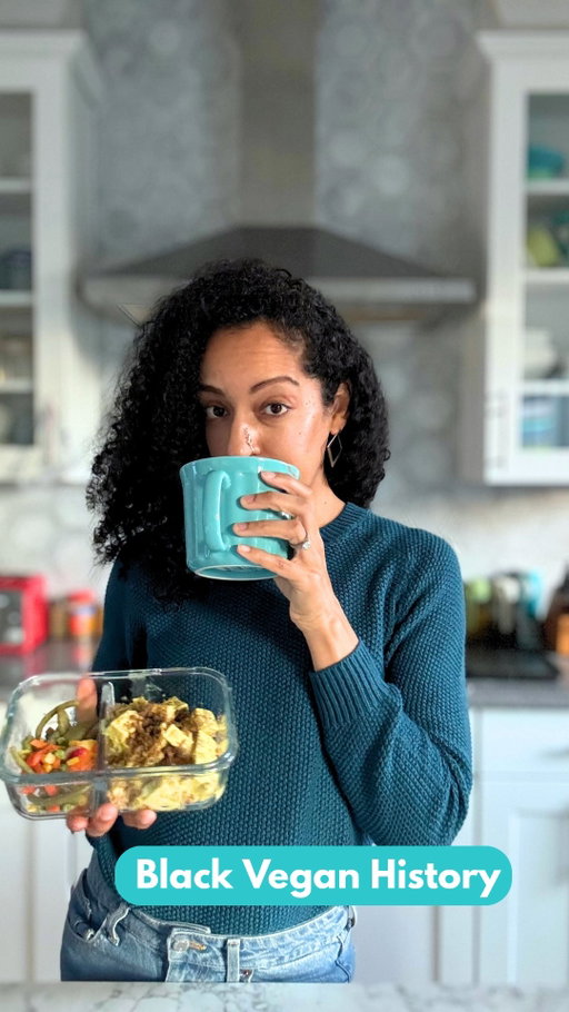 Being a Black vegan today is a reclamation of our roots. In our own way, it honors the history and culture of our ancestors.

And that’s the green tea this week 🍵