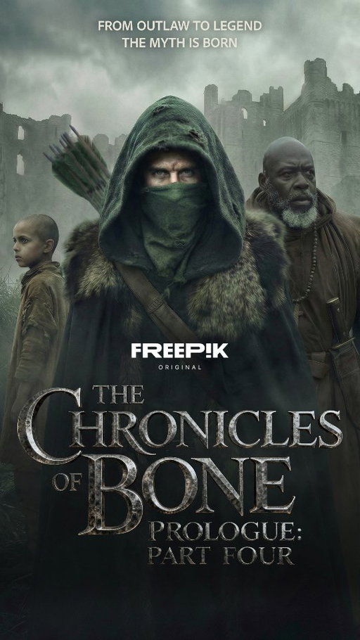 Episode 4 is here, and I am so excited to announce that The Chronicles of Bone is now officially a Freepik Original series. Partnering with @freepik to tell the expansive story of this world is truly a dream come true. 

After today, there are two more prologue episodes to follow completing the Prologue Season and then - Season One Begins!

The Chronicles of Bone - Prologue Part Four: The Outlaw

“They call him outlaw because they are afraid to call him what he really represents, hope.”

Robin Hood’s legend begins in the ashes of his childhood, after he witnesses the fall of his home, Loxelan. Scarred by loss and hardened by time, Robin becomes a living myth, an outlaw who leads a band of Merry Men against a vampiric empire.

#chroniclesofbone #cob #freepikoriginal