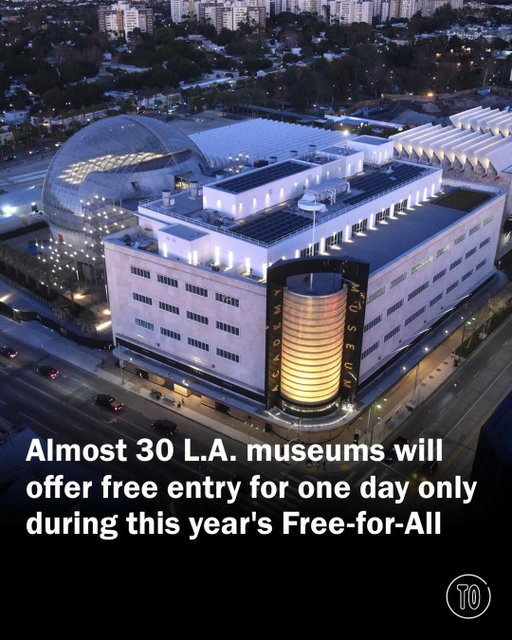 SoCal’s favorite day of arts and culture is officially back!

The annual Museums Free-for-All returns on Sunday, February 22. Stretching from Santa Barbara to L.A. to Orange County, the event invites visitors to explore an extraordinary range of experiences, from world-class art and design to film, science, natural history and cultural heritage—all for free.

Tap the link in our bio for the full list of all museums participating.