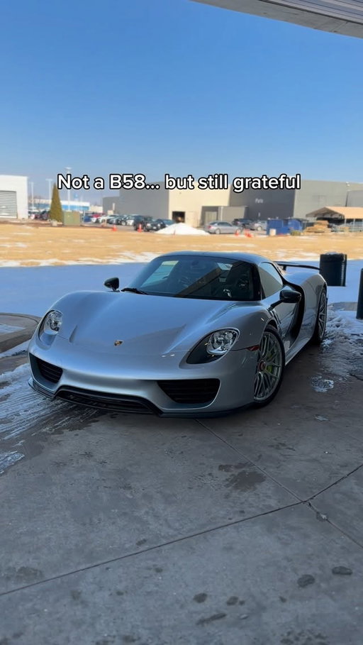 It’s not a B58… but I still have 918 other reasons to smile 😊 
__
#Porsche #PorscheOKC #ThereIsNoSubstitute #918Spyder #hypercar