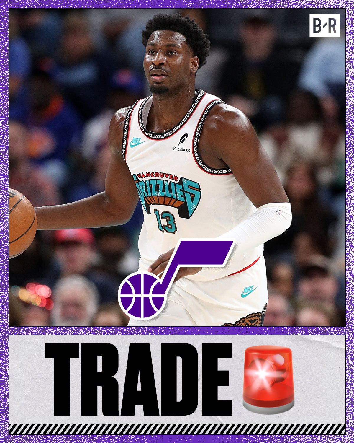 Breaking: Grizzlies are trading Jaren Jackson Jr. to the Jazz, per @shams 🚨

Utah receives: Jaren Jackson Jr., John Konchar, Jock Landale, and Vince Williams Jr.

Memphis receives: THREE 1st round-picks, Walter Clayton Jr., Kyle Anderson, Taylor Hendricks, and Georges Niang