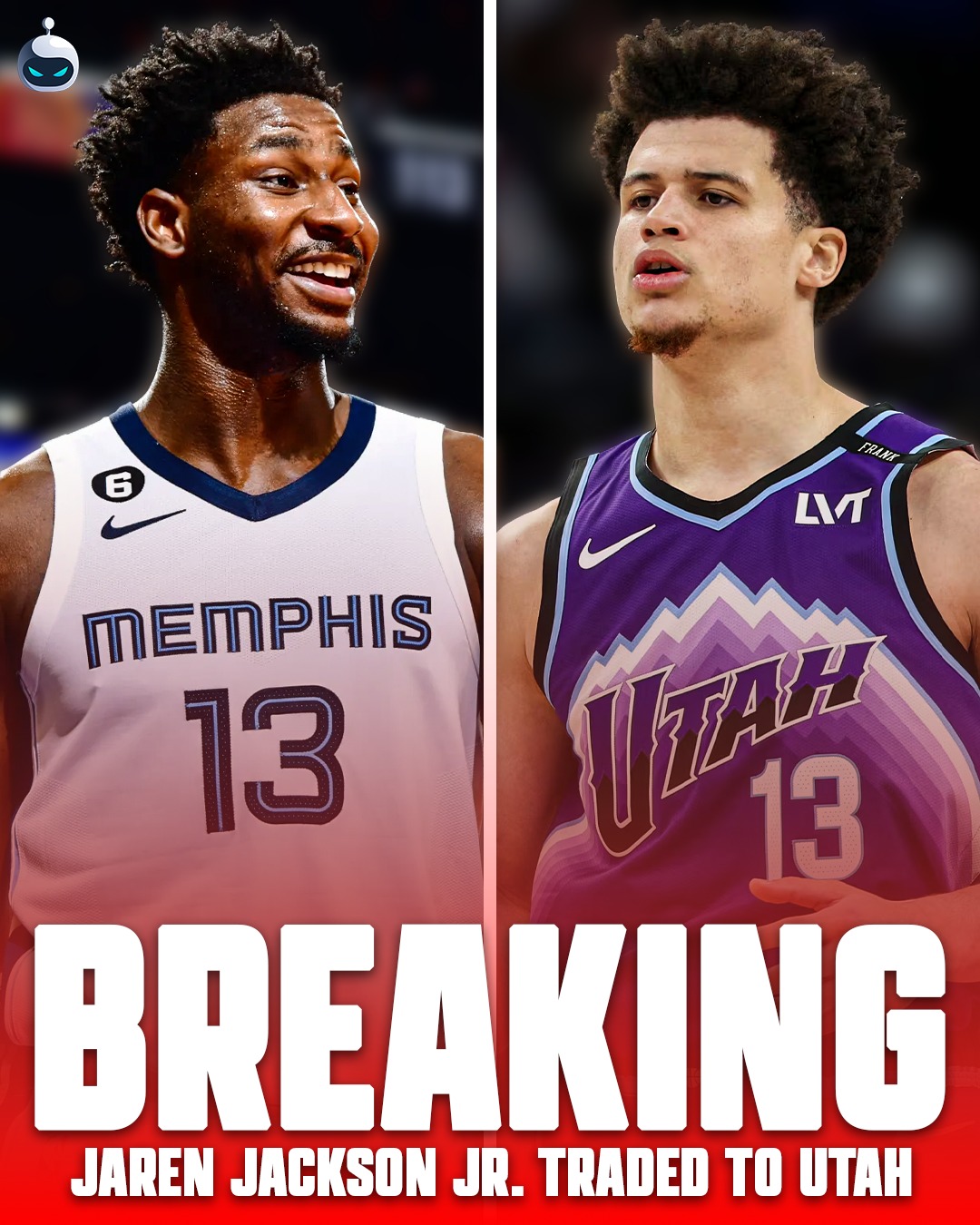 FULL TRADE DETAILS 👀🚨

Jazz receive:
• Jaren Jackson Jr. 
• John Konchar
• Jock Landale
• Vince Williams Jr.

Grizzlies receive:
• Walter Clayton Jr.
• Kyle Anderson
• Taylor Hendricks
• Georges Niang
• 3 first-round picks

Who won this trade? 🤔💭