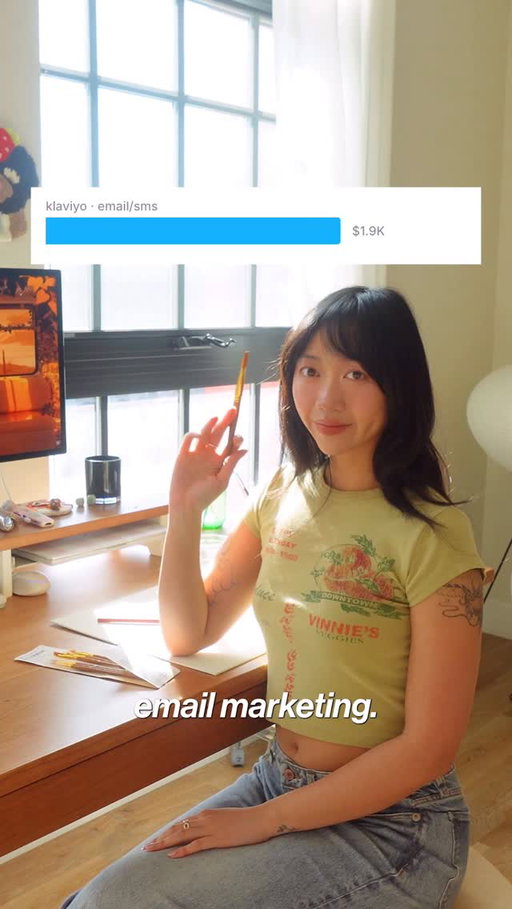 one thing i wish i knew when i first started my business was the power of a letter 💌 you can sign up to try @klaviyo for free via the link in my bio! #ad #KlaviyoCreator #IYKYKlaviyo