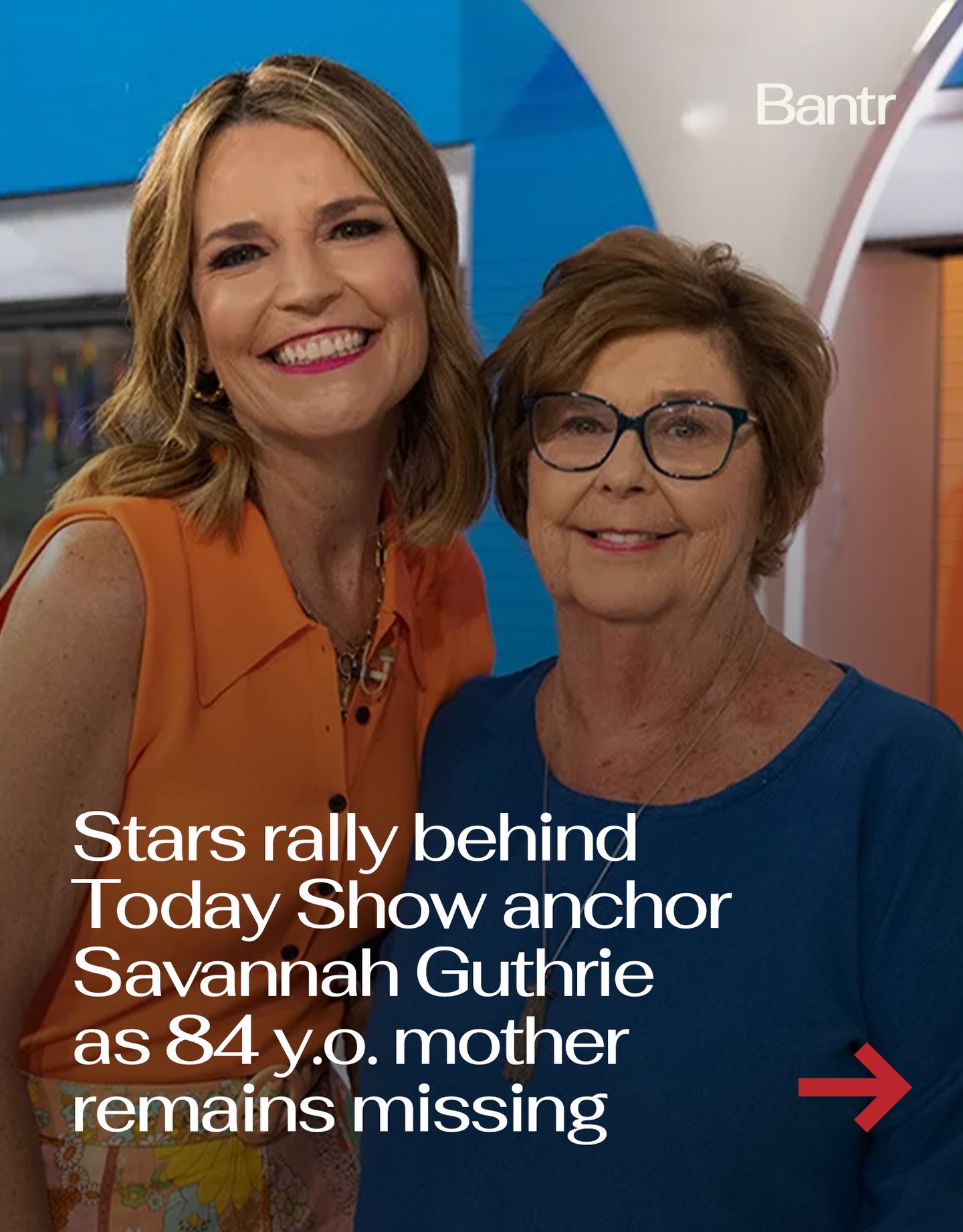 The search is intensifying for Nancy Guthrie, the 84-year-old mother of Today show co-anchor Savannah Guthrie, as Arizona authorities say the situation has become a “race against time.”

Nancy was last seen at her home on January 31. Officials have since classified the residence as a crime scene and say she depends on daily medication, which could make any delay dangerous.

Savannah has been absent from The Today Show this week as she remains in Arizona with her family. In a brief message shared online, she asked followers to “please pray.”

Authorities are urging anyone with information to contact the Pima County Sheriff’s Department.

Media via Shutterstock/X/NBC

#readbantr #todayshow #savannahguthrie