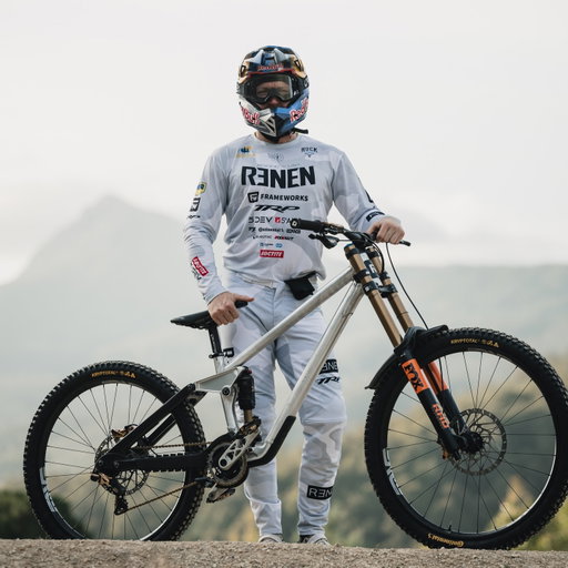 It’s a big day! The new 2026 @frameworksracing dh and enduro bikes are officially available for sale. Stoked to be a part of this brand and proud of my friends Neko and Logan for all they’re accomplishing with these bikes. 💪🏼 You can buy the same frame Asa and I are racing here at Hardline this weekend at rideframeworks.com.  First day of practice is today, let’s send! 🔥